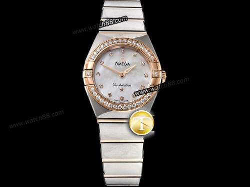  Omega Constellation 25mm Swiss Quartz Ladies Watch,OM-01212