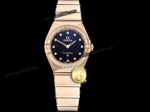  Omega Constellation 25mm Swiss Quartz Ladies Watch,OM-01215