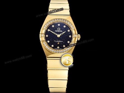  Omega Constellation 25mm Swiss Quartz Ladies Watch,OM-01217