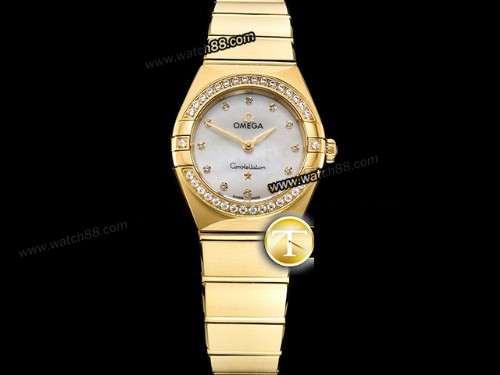  Omega Constellation 25mm Swiss Quartz Ladies Watch,OM-01218