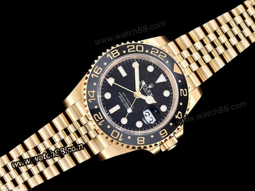 2024 New Rolex GMT-Master II 126718GRNR with Grey Black Bezel Watch,RL-1104