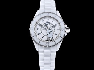 xhanel j-12 38mm mademoiselle limited coco edition automatic watch