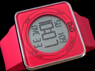 d&g high contact touch screen chronograph watch