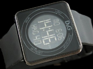 d&g high contact touch screen chronograph watch