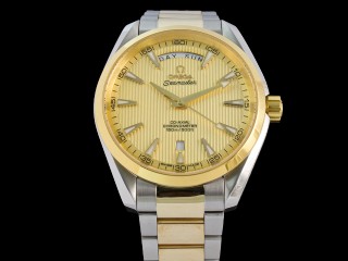 omega seamaster aqua terra co-axial day date automatic man watch 