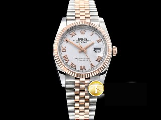 rolex datejust 36mm jub flt 904l automatic mens watch 