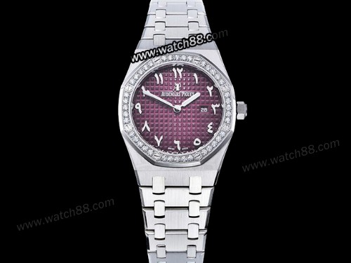 Audemars Piguet 67651ST Royal Oak Ladies 33mm Watch,AP-12012