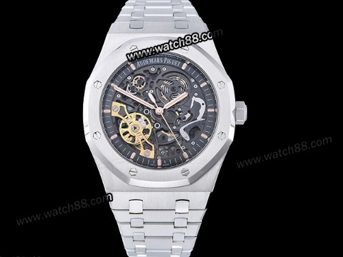 Audemars Piguet Royal Oak Double Balance Wheel Openworked 15407ST Automatic Man Watch,AP-02272