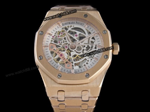 Audemars Piguet Royal Oak Double Balance Wheel Openworked 15407ST.OO.1220ST.01 Men Watch,AP-08006