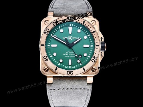 Bell Ross BR03-92 Diver 42mm Bronze Automatic Mens Watch,BR-06032