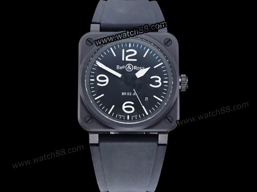 Bell Ross BR03-A 42mm Automatic Men Watch,BR-02029