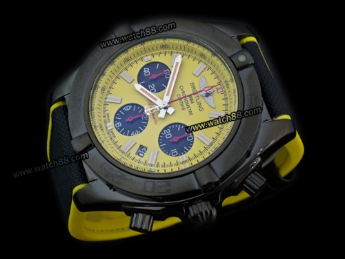 Breitling B01 Code Yellow Limited Chronomat Quartz Chronograph Mens Watch,BRE-2259