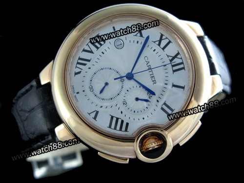 CARTIER BALLON BLEU MENS WATCH,CAR-114A