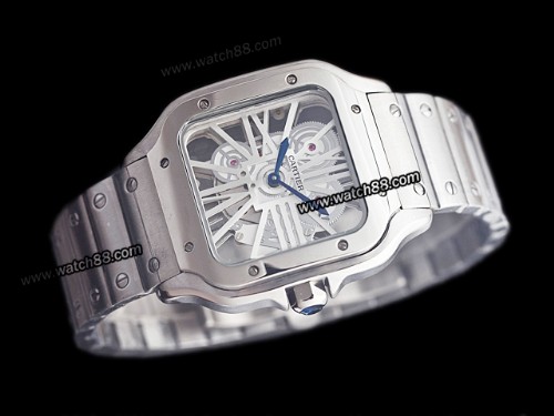 Cartier Santos De Cartier Skeleton WHSA0015 Mens Watch,CAR-310A