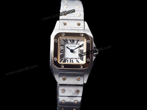 CARTIER SANTOS LADIES WATCH Swiss Quartz,CAR-24