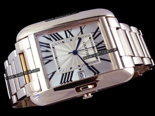 CARTIER TANK ANGLAISE LARGE MODEL MENS WATCHES,CAR-169C