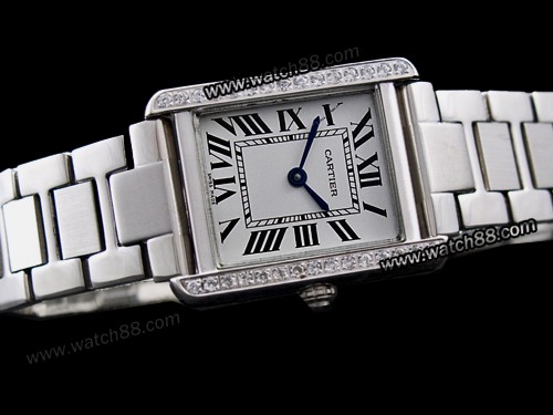 CARTIER TANK SOLO LADIES STEEL WATCH,CAR-159A