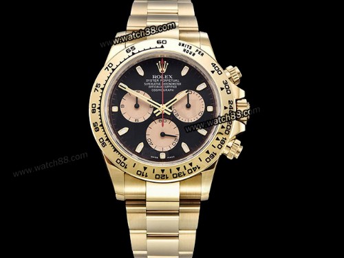 Clean Factory Rolex Daytona 116508 4130 Automatic Chronograph 904L Mens Watch,RL-06209