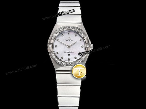 GF Factory Omega Constellation 25mm Swiss Quartz Ladies Watch,OM-01220