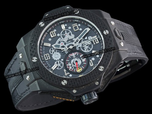 Hublot Big Bang Ferrari 401.CX.0123.VR All Black Limited Edition Man Watch,HB-7571