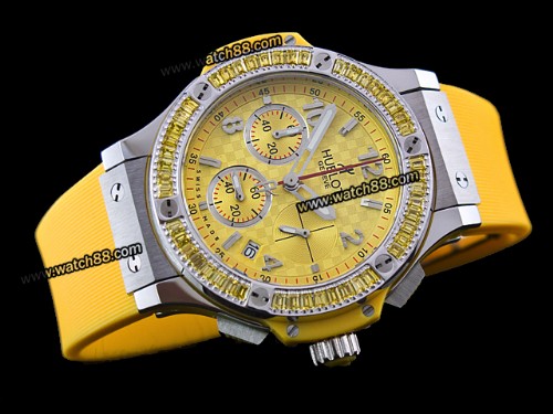 Hublot Big Bang Steel Tutti Frutti Lemon Ladies Watch,HB-7506