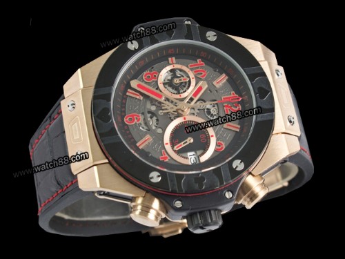 Hublot Big Bang Unico World Poker Tour 411.OX.1180.LR.WPT15 Chronograph Mens Watch,HB-7693