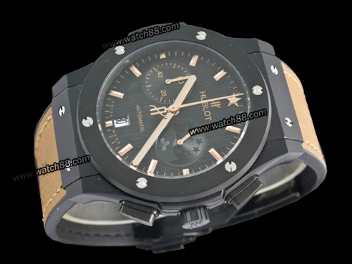 Hublot Classic Fusion Black Chronograph Mens Watch,HB-7661