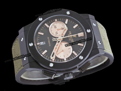 Hublot Classic Fusion Black Chronograph Mens Watch,HB-7662