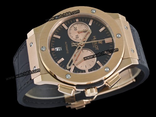 Hublot Classic Fusion Gold Chronograph Mens Watch,HB-7642