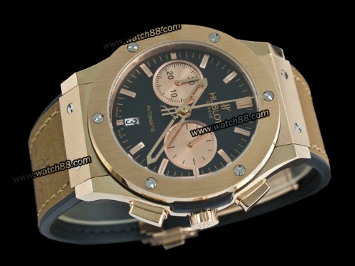 Hublot Classic Fusion Gold Chronograph Mens Watch,HB-7643