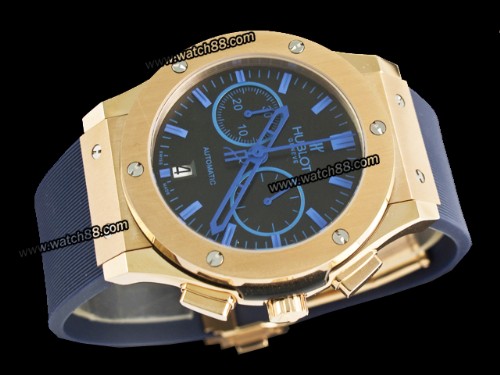 Hublot Classic Fusion Gold Chronograph Mens Watch,HB-7654