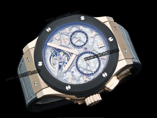 Hublot Classic Fusion Tourbillon Skeleton Limited Edition 506.NX.0170.LR Automatic Mens Watch,HB-7845