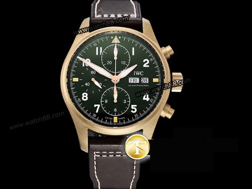 IWC Pilot Chrono Spitfire Bronze IW387902 Automatic Mens Watch,IWC-14017