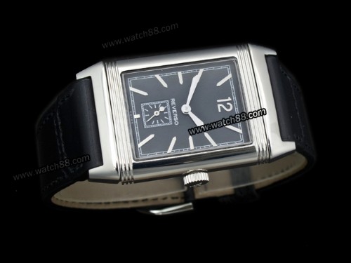 Jaeger Lecoultre Grande Reverso Ultra Thin Duoface 3788570 Swiss Quartz Lady Watch,JAE-09007