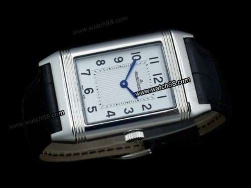 Jaeger Lecoultre Grande Reverso Ultra Thin Duoface Swiss Quartz Lady Watch,JAE-09006