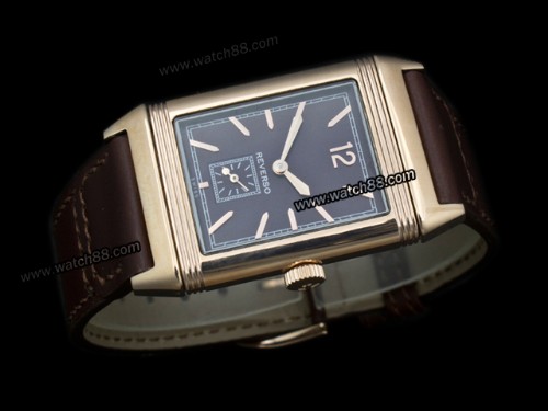 Jaeger Lecoultre Grande Reverso Ultra Thin Duoface Swiss Quartz Lady Watch,JAE-09011