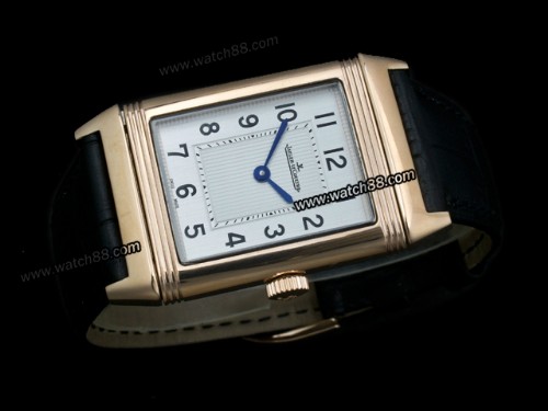 Jaeger Lecoultre Grande Reverso Ultra Thin Duoface Swiss Quartz Lady Watch,JAE-09012