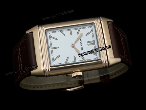 Jaeger Lecoultre Grande Reverso Ultra Thin Duoface Swiss Quartz Lady Watch,JAE-09015