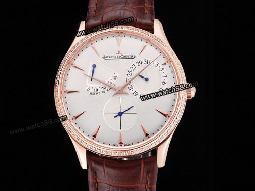 Jaeger Lecoultre Master Ultra Thin Reserve de Marche 1378420 Automatic Men Watch,JAE-01017