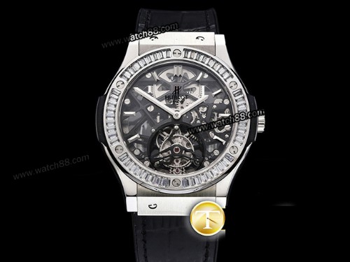 JBF Factory Hublot Classic Fusion Skeleton Tourbillon 45mm Mens Watch,HB-205