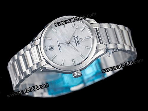 Omega Aqua Terra Shades 34mm Quartz Lady Watch,OM-370H