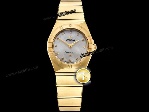 Omega Constellation 25mm Swiss Quartz Ladies Watch,OM-01195