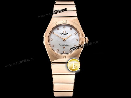 Omega Constellation 25mm Swiss Quartz Ladies Watch,OM-01196