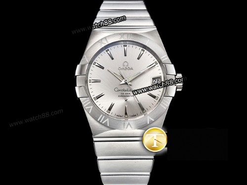 Omega Constellation Co-Axial 38mm Automatic Mens Watch,OM-01188