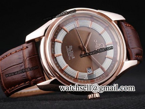 OMEGA DEVILLE HOUR VISION AUTOMATIC MENS WATCH-431.63.41.21.13.001 ,OM-142A