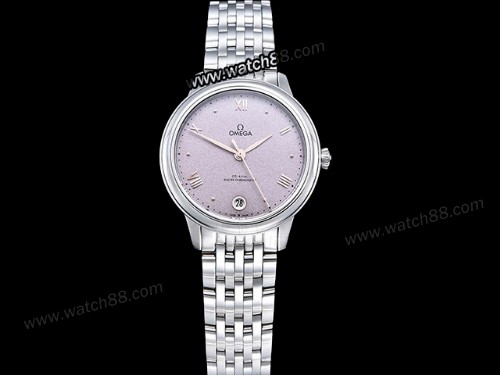 Omega DeVille Presitge 34mm Automatic Lady Watch,OM-01460