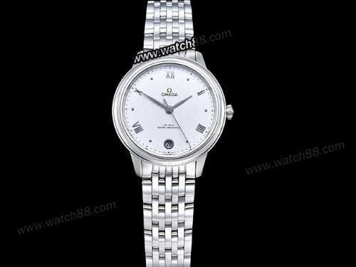 Omega DeVille Presitge 34mm Automatic Lady Watch,OM-01461