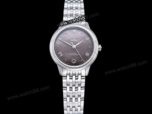 Omega DeVille Presitge 34mm Automatic Lady Watch,OM-01462