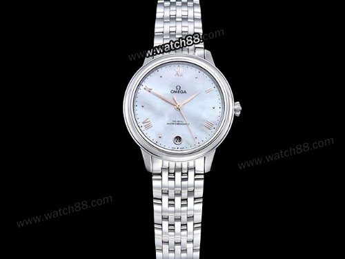 Omega DeVille Presitge 34mm Automatic Lady Watch,OM-01465