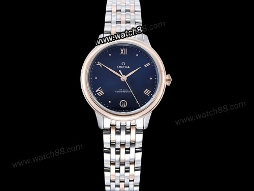 Omega DeVille Presitge 34mm Automatic Lady Watch,OM-01470